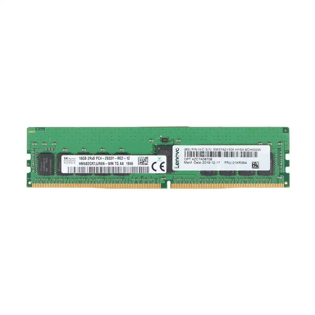 01KR354 - Lenovo 16GB (1x16GB) 2Rx8 PC4-2933Y Server Memory
