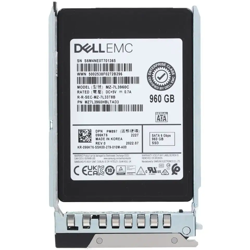 MZ-7L3960C - Dell 960GB SATA 6Gb/s Mixed Use TLC 2.5" SSD