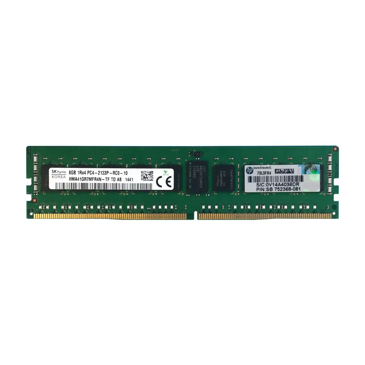 752368-081 - HPE Smart Memory 8GB (1x8GB) 1Rx4 PC4-2133P-R Memory