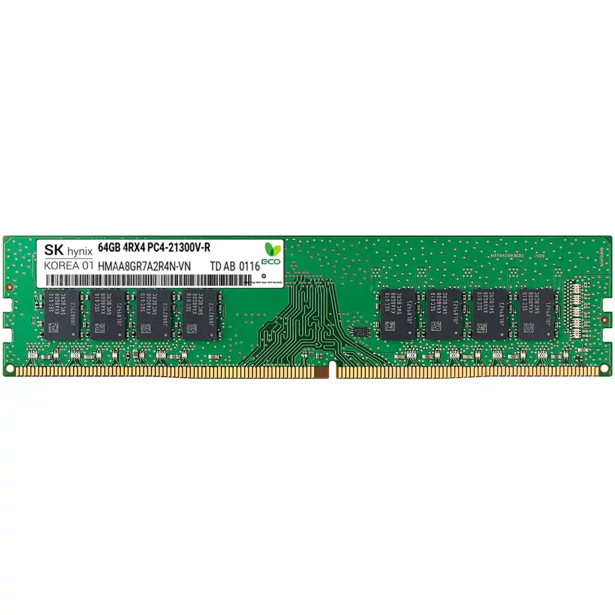 HMAA8GR7A2R4N-VN - SK Hynix 64GB (1x64GB) 4Rx4  PC4-2666V RDIMM Memory